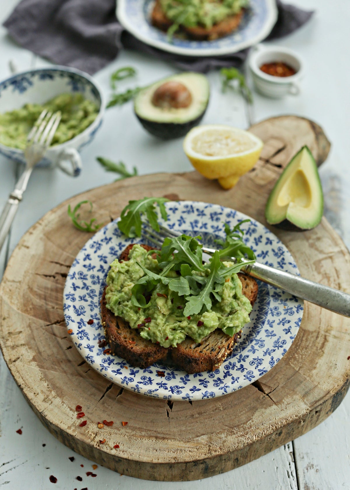 Avocado toast with The Original seasoning